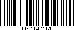 Código de barras (EAN, GTIN, SKU, ISBN): '1069114811178'