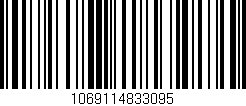 Código de barras (EAN, GTIN, SKU, ISBN): '1069114833095'