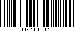 Código de barras (EAN, GTIN, SKU, ISBN): '1069114833811'