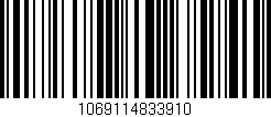 Código de barras (EAN, GTIN, SKU, ISBN): '1069114833910'
