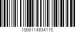 Código de barras (EAN, GTIN, SKU, ISBN): '1069114834115'