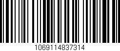 Código de barras (EAN, GTIN, SKU, ISBN): '1069114837314'