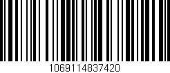 Código de barras (EAN, GTIN, SKU, ISBN): '1069114837420'