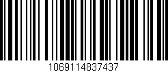 Código de barras (EAN, GTIN, SKU, ISBN): '1069114837437'