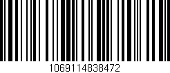 Código de barras (EAN, GTIN, SKU, ISBN): '1069114838472'