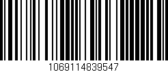 Código de barras (EAN, GTIN, SKU, ISBN): '1069114839547'