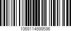 Código de barras (EAN, GTIN, SKU, ISBN): '1069114899596'
