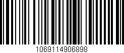 Código de barras (EAN, GTIN, SKU, ISBN): '1069114906898'
