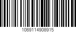 Código de barras (EAN, GTIN, SKU, ISBN): '1069114908915'