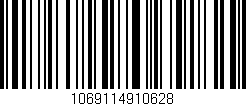 Código de barras (EAN, GTIN, SKU, ISBN): '1069114910628'