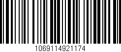 Código de barras (EAN, GTIN, SKU, ISBN): '1069114921174'
