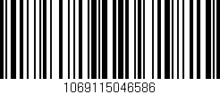 Código de barras (EAN, GTIN, SKU, ISBN): '1069115046586'