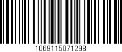 Código de barras (EAN, GTIN, SKU, ISBN): '1069115071298'