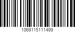 Código de barras (EAN, GTIN, SKU, ISBN): '1069115111499'