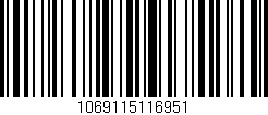 Código de barras (EAN, GTIN, SKU, ISBN): '1069115116951'