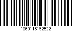 Código de barras (EAN, GTIN, SKU, ISBN): '1069115152522'