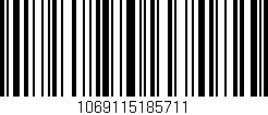 Código de barras (EAN, GTIN, SKU, ISBN): '1069115185711'