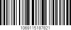 Código de barras (EAN, GTIN, SKU, ISBN): '1069115187821'