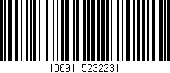 Código de barras (EAN, GTIN, SKU, ISBN): '1069115232231'
