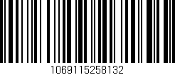 Código de barras (EAN, GTIN, SKU, ISBN): '1069115258132'