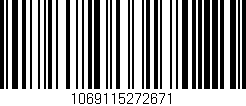 Código de barras (EAN, GTIN, SKU, ISBN): '1069115272671'