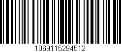 Código de barras (EAN, GTIN, SKU, ISBN): '1069115294512'