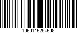 Código de barras (EAN, GTIN, SKU, ISBN): '1069115294598'