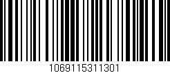 Código de barras (EAN, GTIN, SKU, ISBN): '1069115311301'