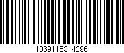 Código de barras (EAN, GTIN, SKU, ISBN): '1069115314296'