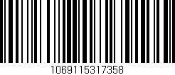 Código de barras (EAN, GTIN, SKU, ISBN): '1069115317358'