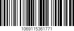 Código de barras (EAN, GTIN, SKU, ISBN): '1069115361771'