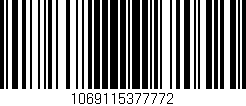 Código de barras (EAN, GTIN, SKU, ISBN): '1069115377772'