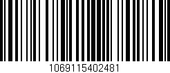 Código de barras (EAN, GTIN, SKU, ISBN): '1069115402481'