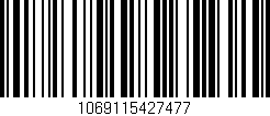 Código de barras (EAN, GTIN, SKU, ISBN): '1069115427477'