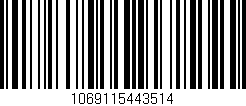 Código de barras (EAN, GTIN, SKU, ISBN): '1069115443514'