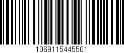 Código de barras (EAN, GTIN, SKU, ISBN): '1069115445501'