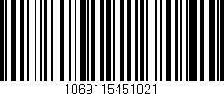 Código de barras (EAN, GTIN, SKU, ISBN): '1069115451021'