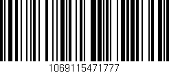 Código de barras (EAN, GTIN, SKU, ISBN): '1069115471777'