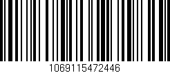 Código de barras (EAN, GTIN, SKU, ISBN): '1069115472446'