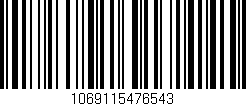 Código de barras (EAN, GTIN, SKU, ISBN): '1069115476543'