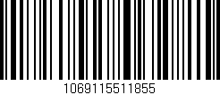 Código de barras (EAN, GTIN, SKU, ISBN): '1069115511855'