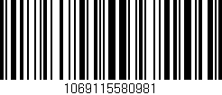 Código de barras (EAN, GTIN, SKU, ISBN): '1069115580981'