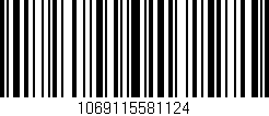 Código de barras (EAN, GTIN, SKU, ISBN): '1069115581124'