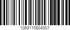 Código de barras (EAN, GTIN, SKU, ISBN): '1069115604007'