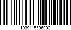 Código de barras (EAN, GTIN, SKU, ISBN): '1069115636893'