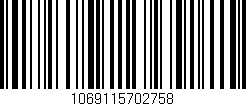 Código de barras (EAN, GTIN, SKU, ISBN): '1069115702758'