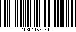 Código de barras (EAN, GTIN, SKU, ISBN): '1069115747032'