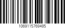 Código de barras (EAN, GTIN, SKU, ISBN): '1069115769485'