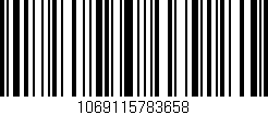 Código de barras (EAN, GTIN, SKU, ISBN): '1069115783658'
