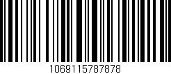 Código de barras (EAN, GTIN, SKU, ISBN): '1069115787878'